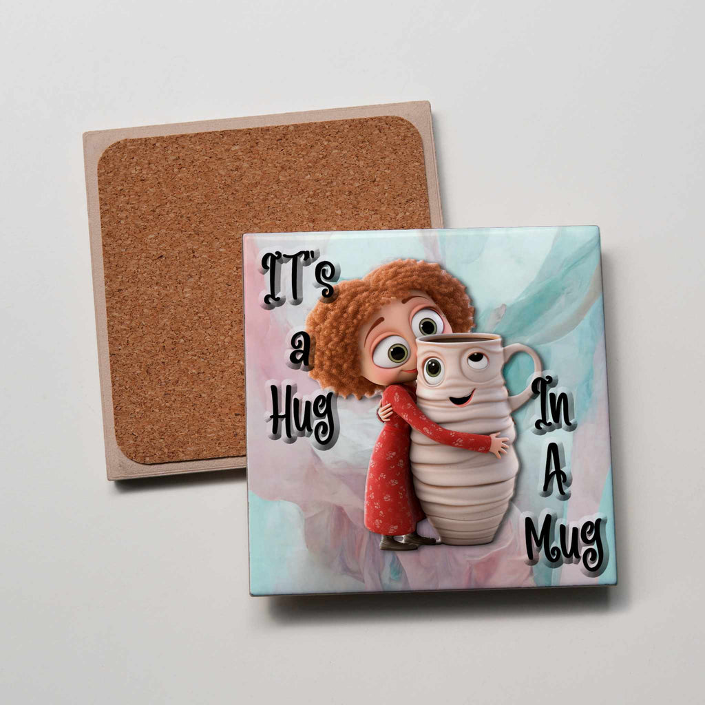 Hug in Mug Coaster