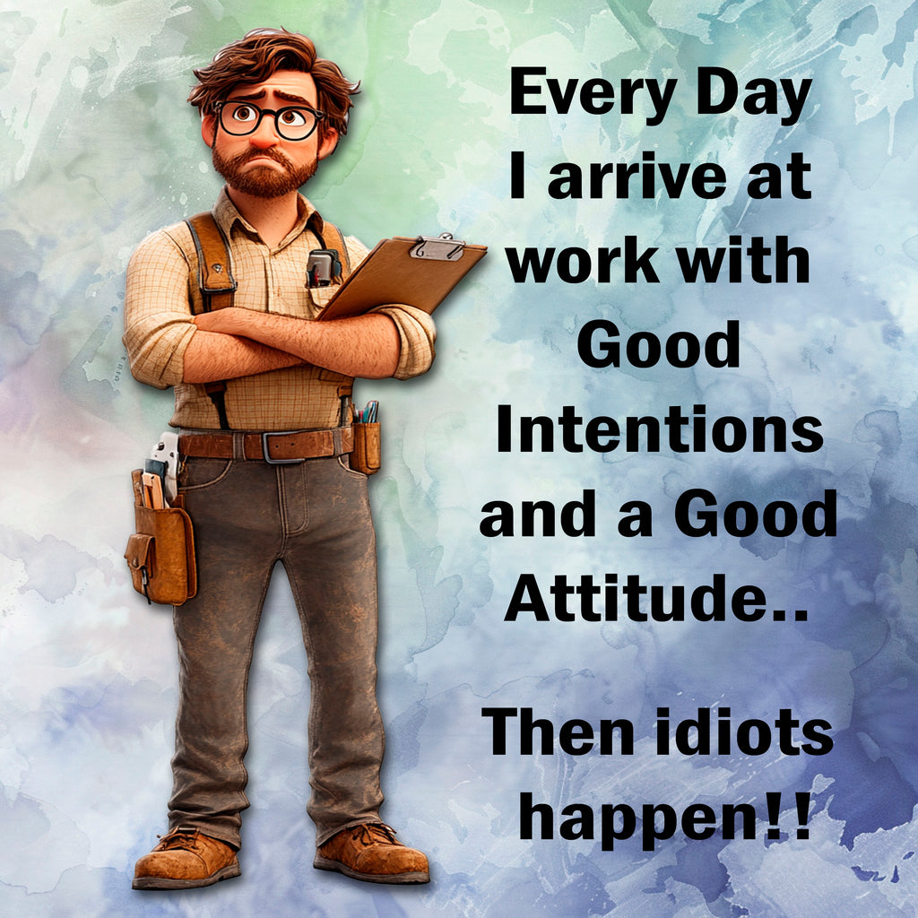 Idiots Happen Man Coaster