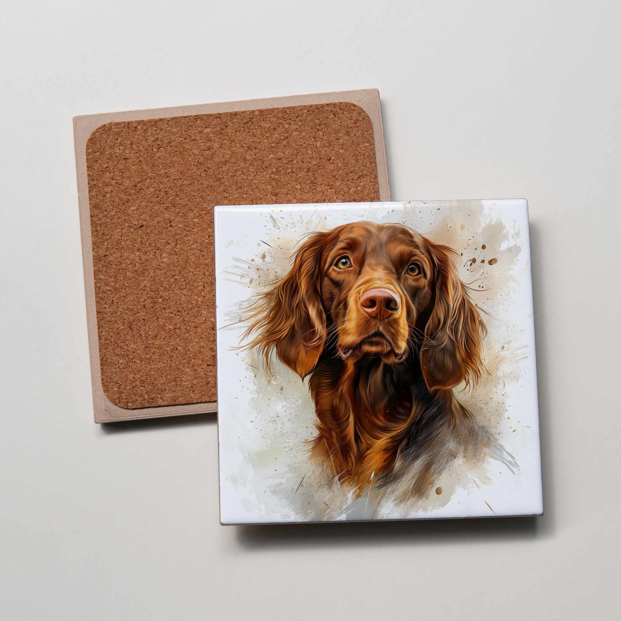Irish Setter - Portrait - Coaster