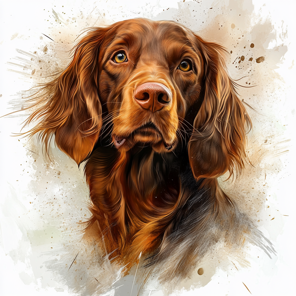Irish Setter - Portrait - Coaster