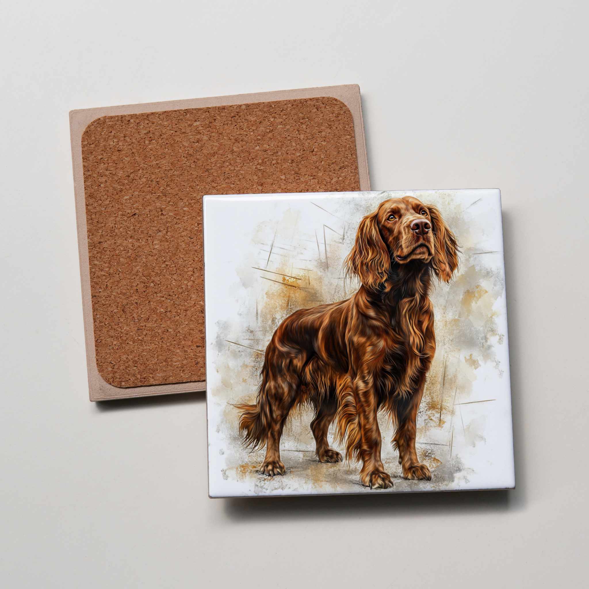 Irish Setter - Standing - Coaster