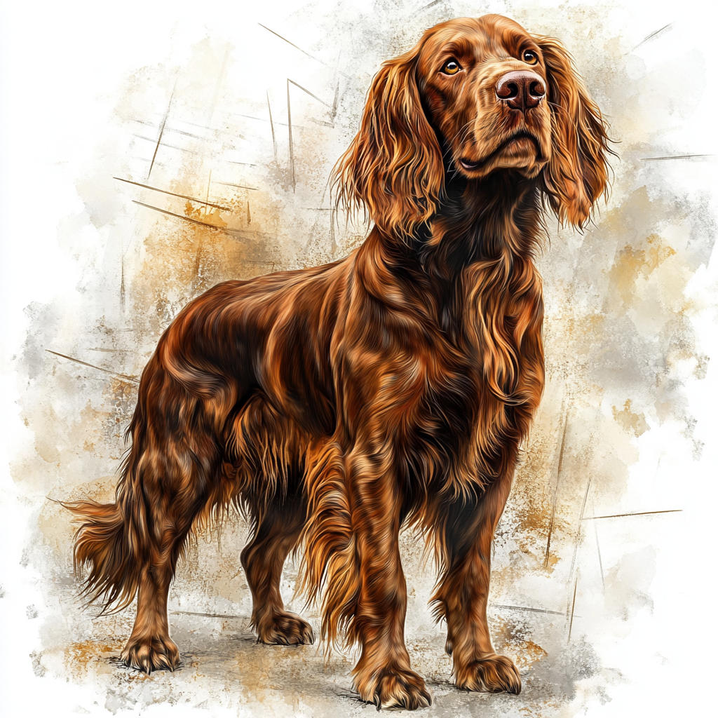 Irish Setter - Standing - Coaster