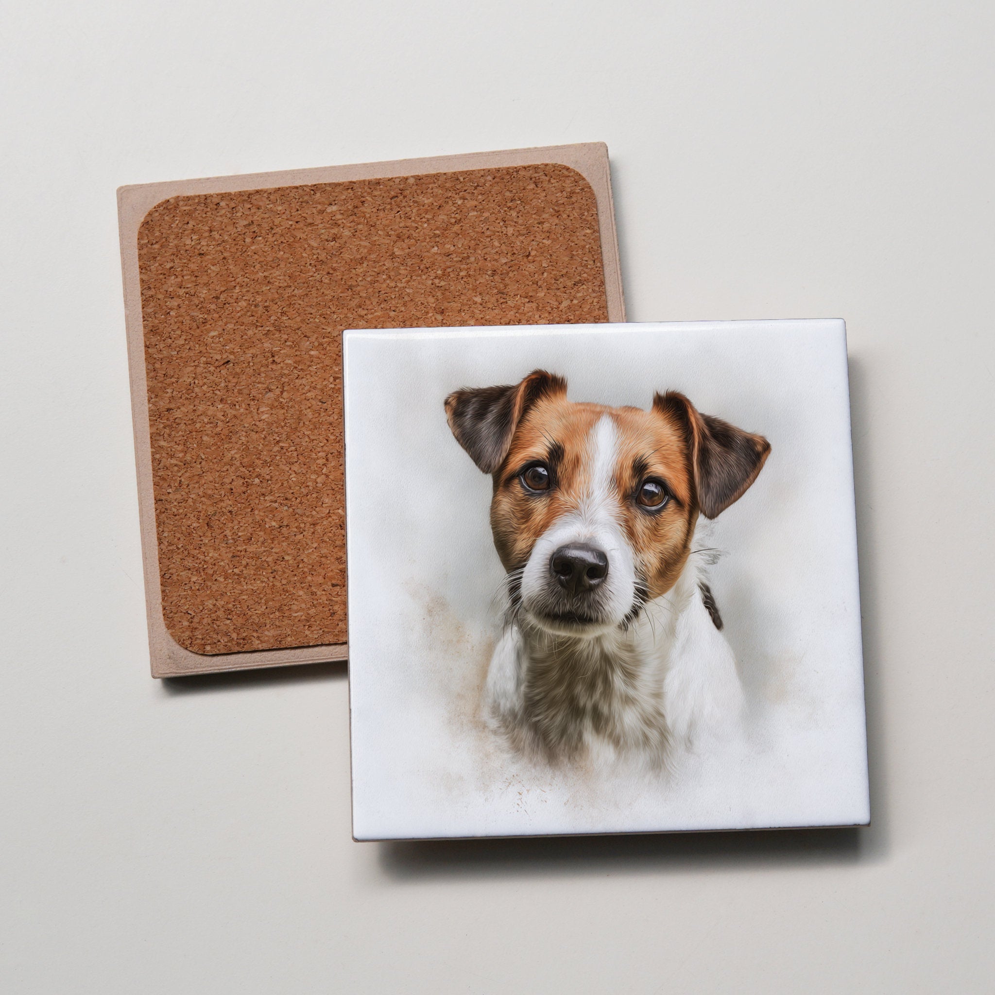 Jack Russell - Portrait - Coaster