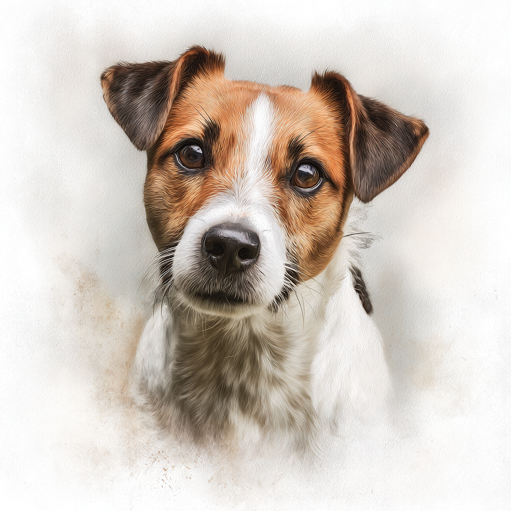 Jack Russell - Portrait - Coaster