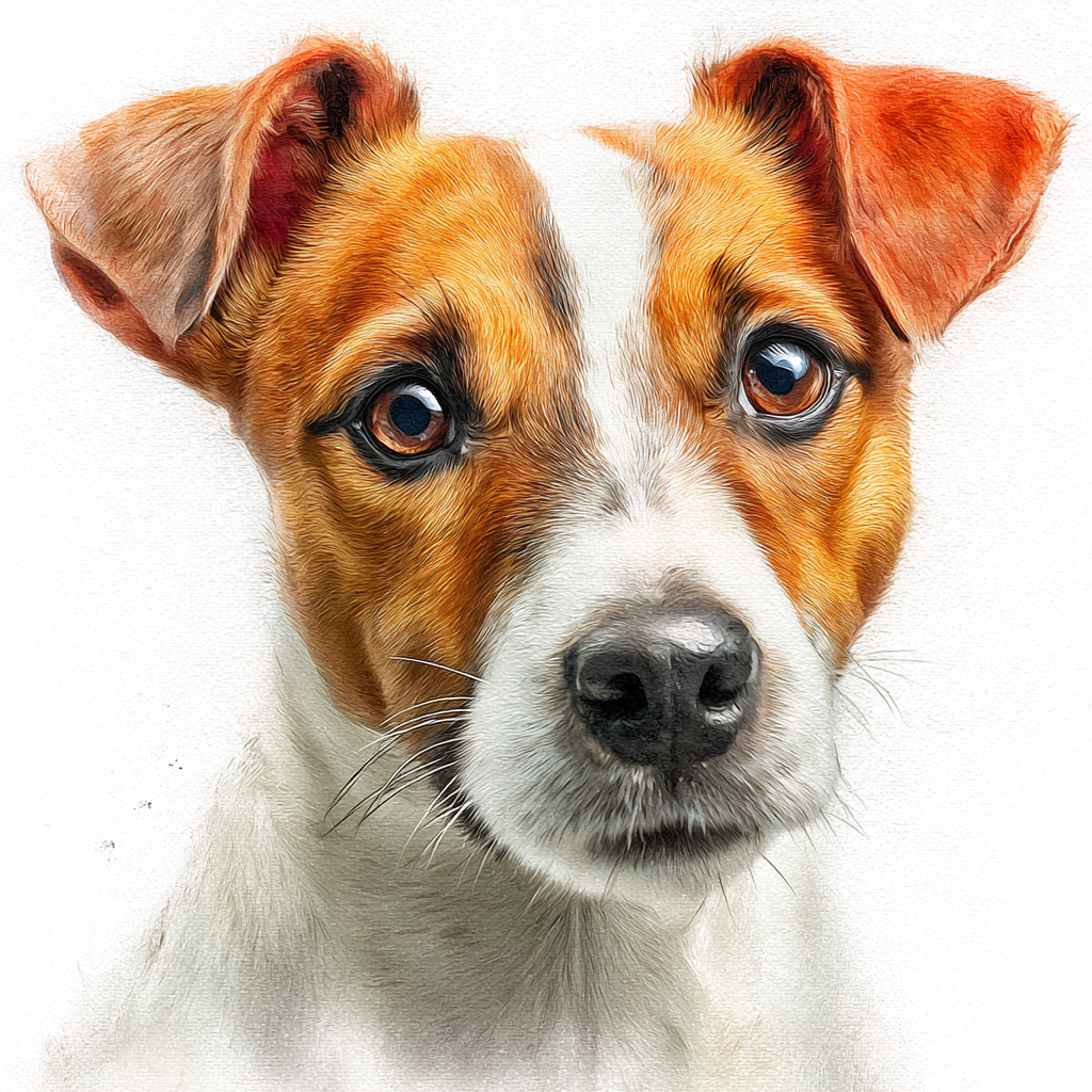 Jack Russell - Portrait1 - Coaster
