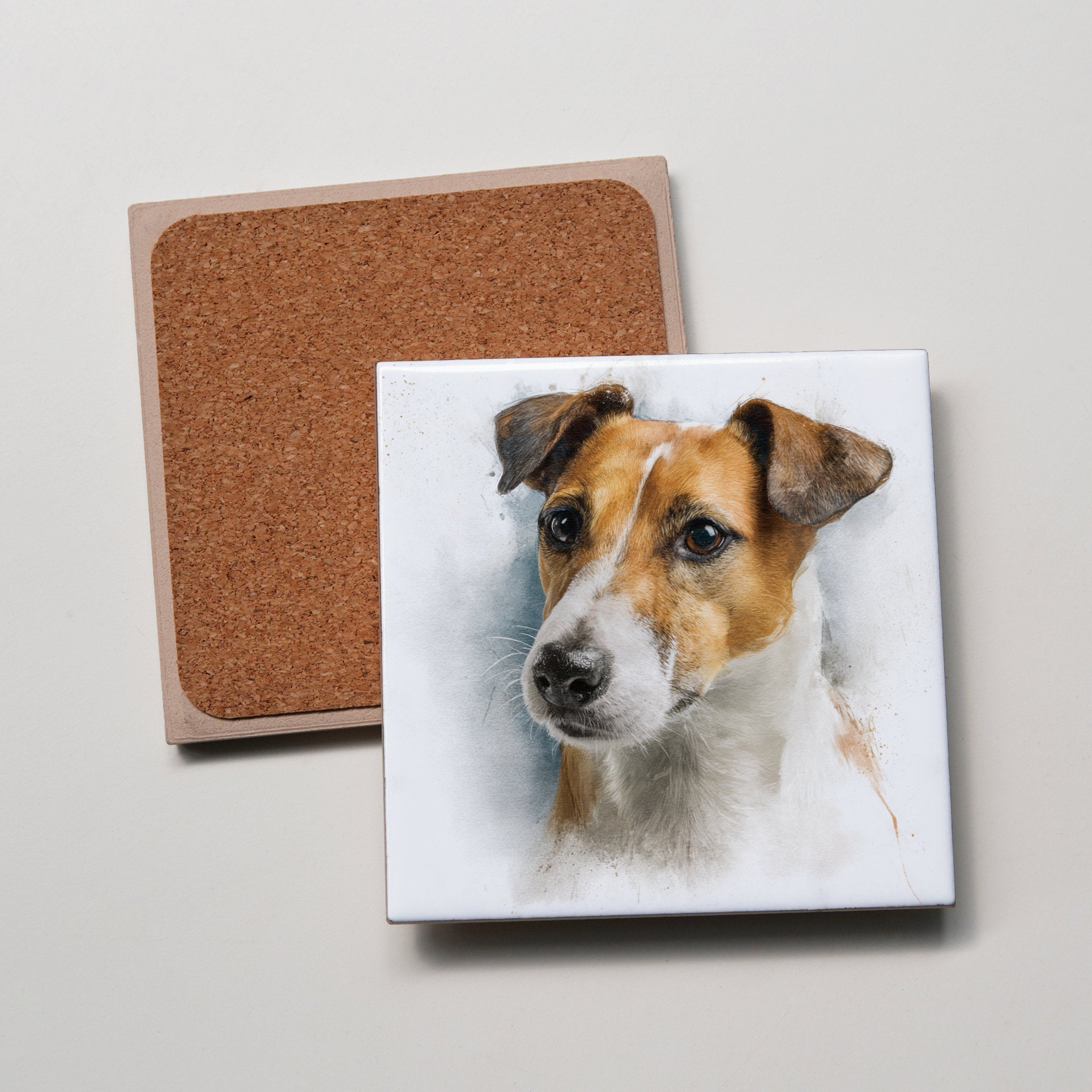 Jack Russell - Portrait2 - Coaster