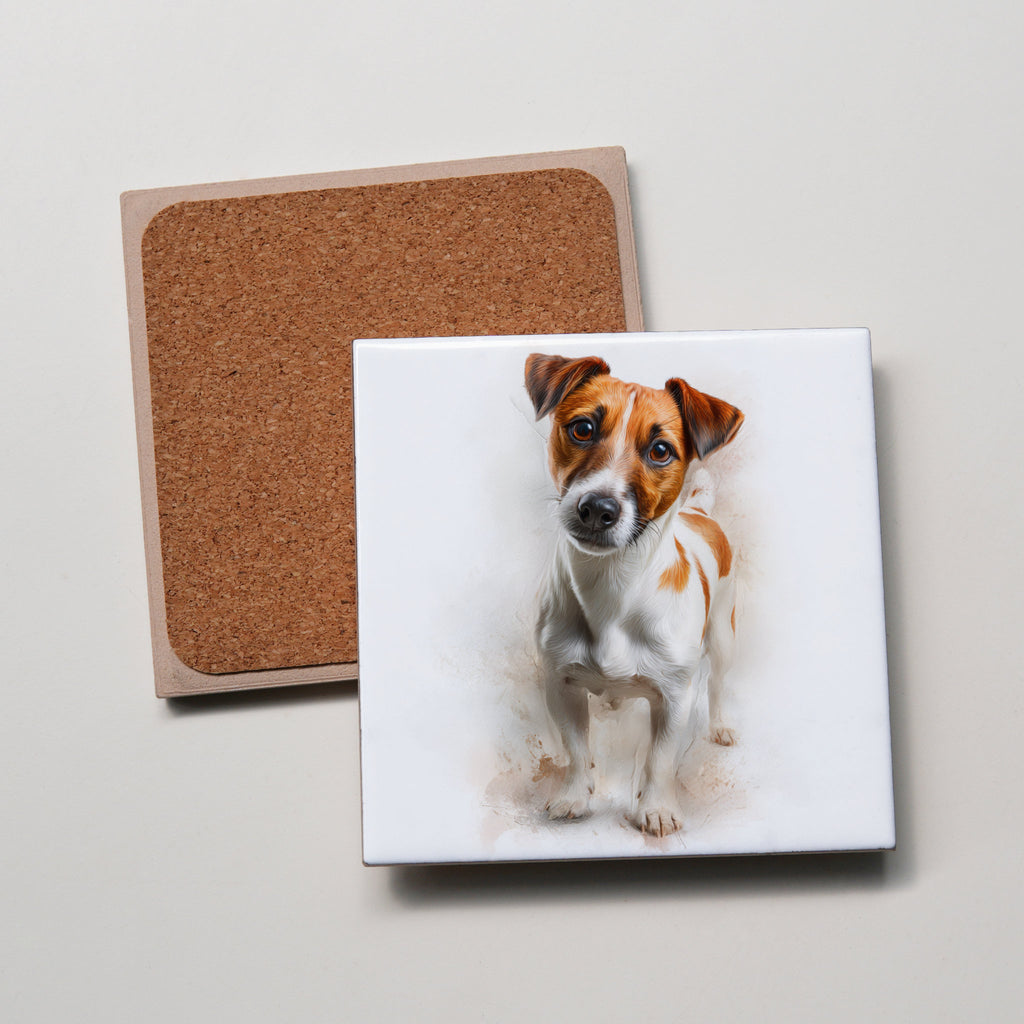 Jack Russell - Standing - Coaster