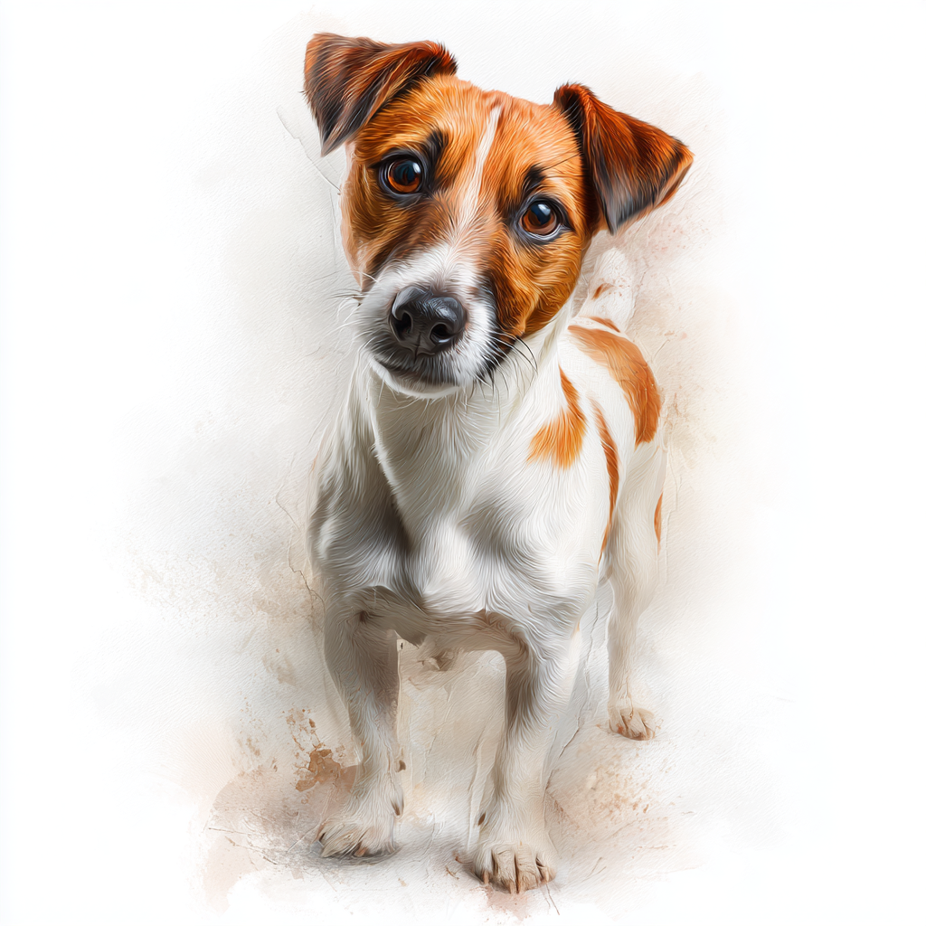 Jack Russell - Standing - Coaster