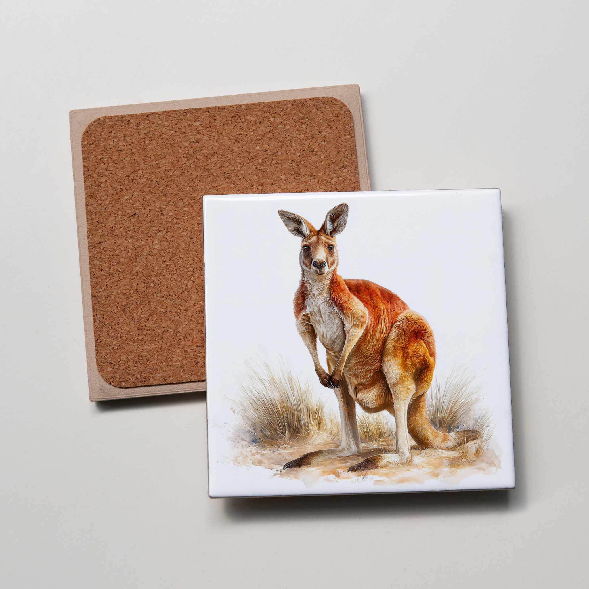 Kangaroo - Full body - Coaster