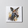 Kangaroo - grey - Coaster