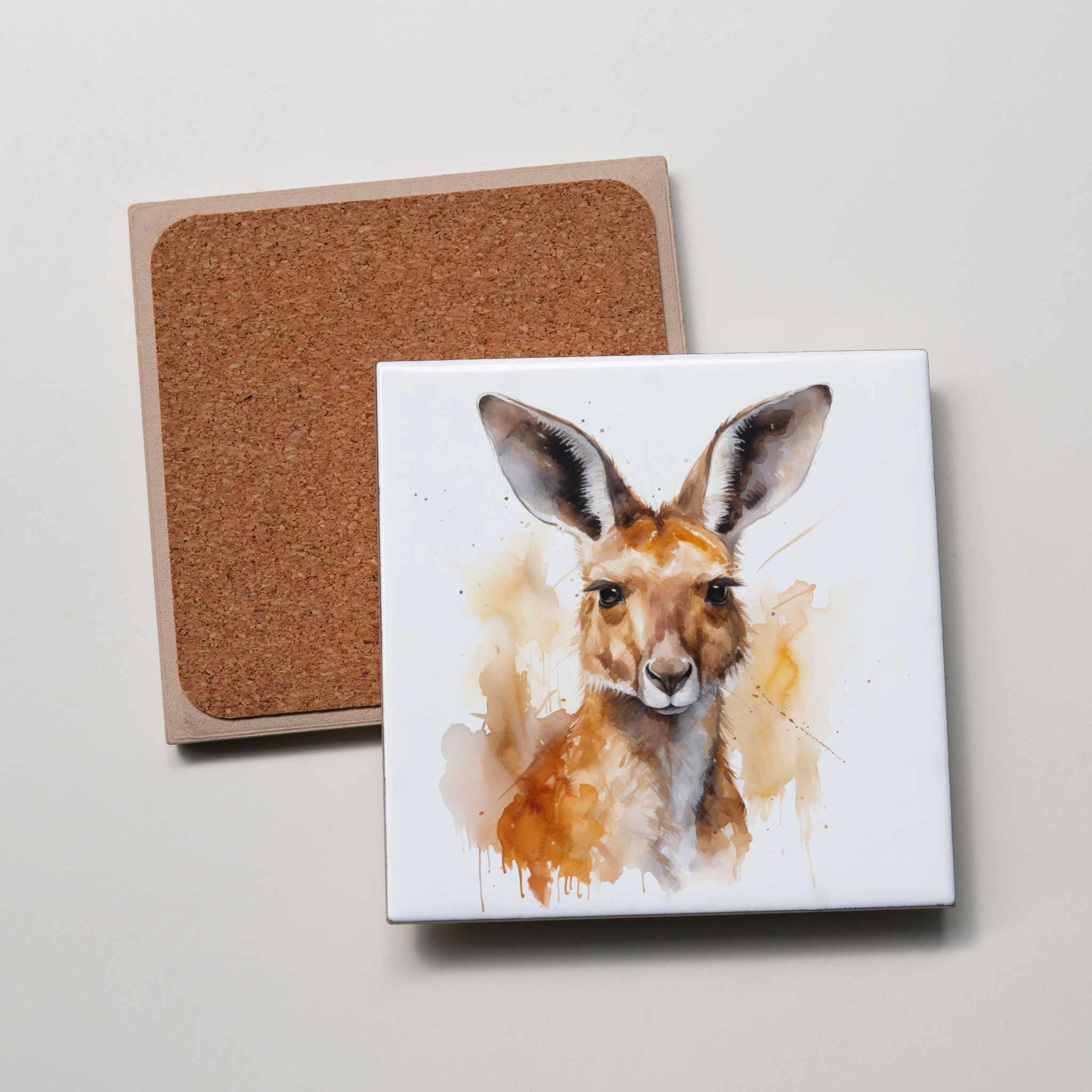 Kangaroo Red - Coaster