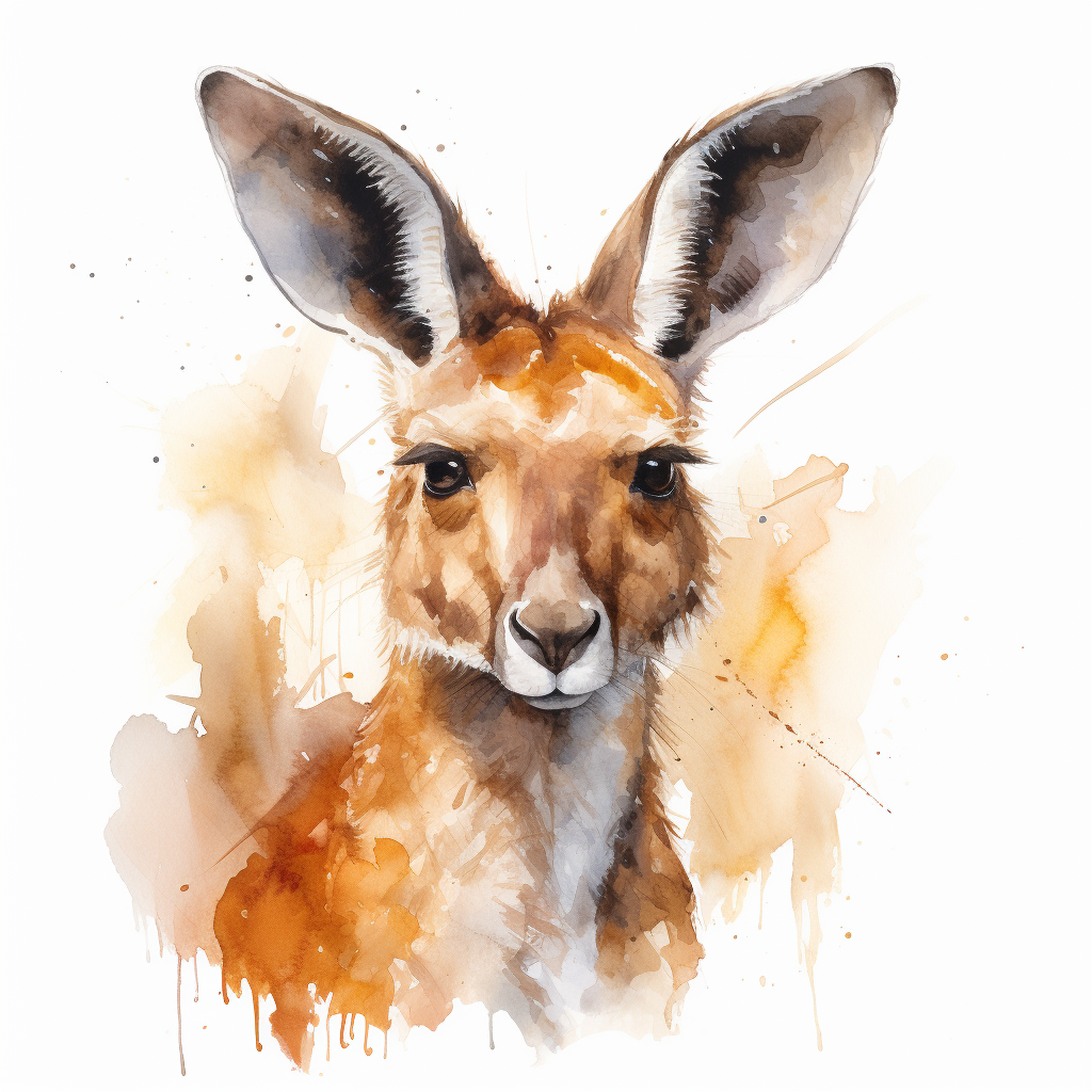Kangaroo Red - Coaster