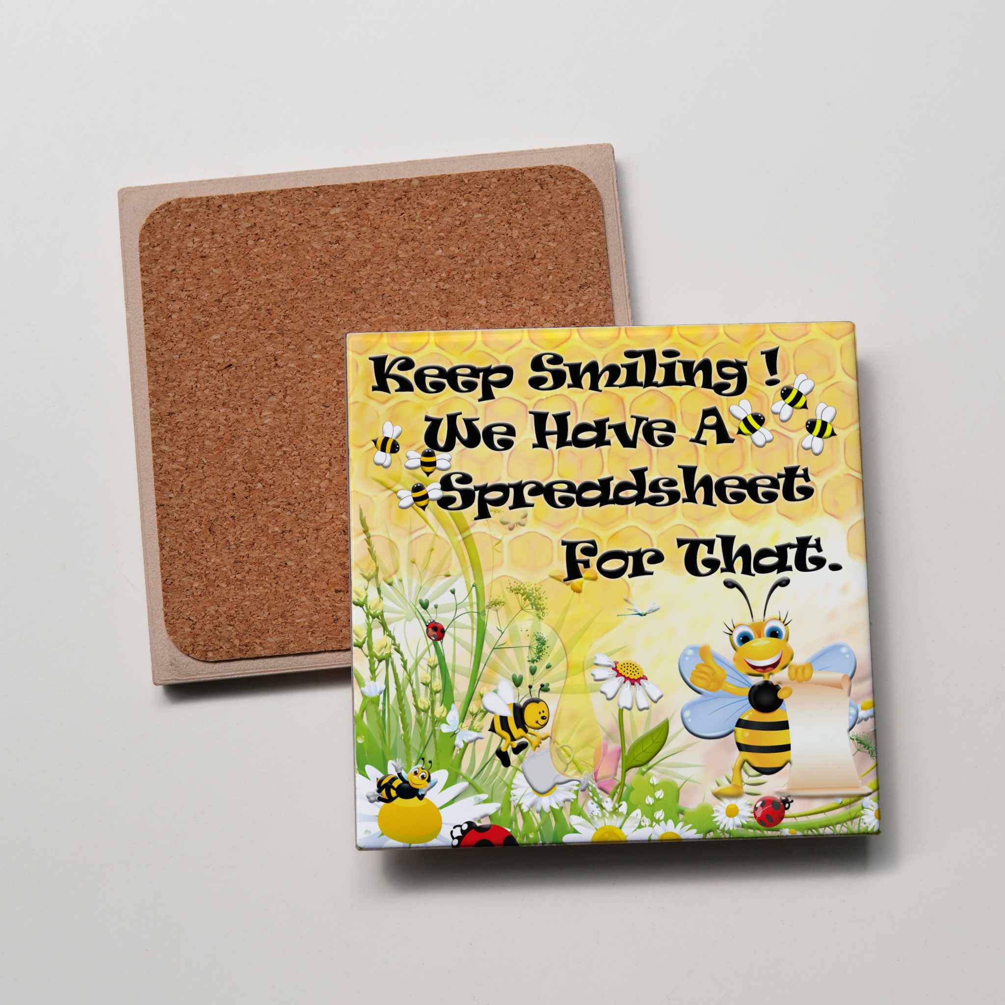Keep Smiling Coaster