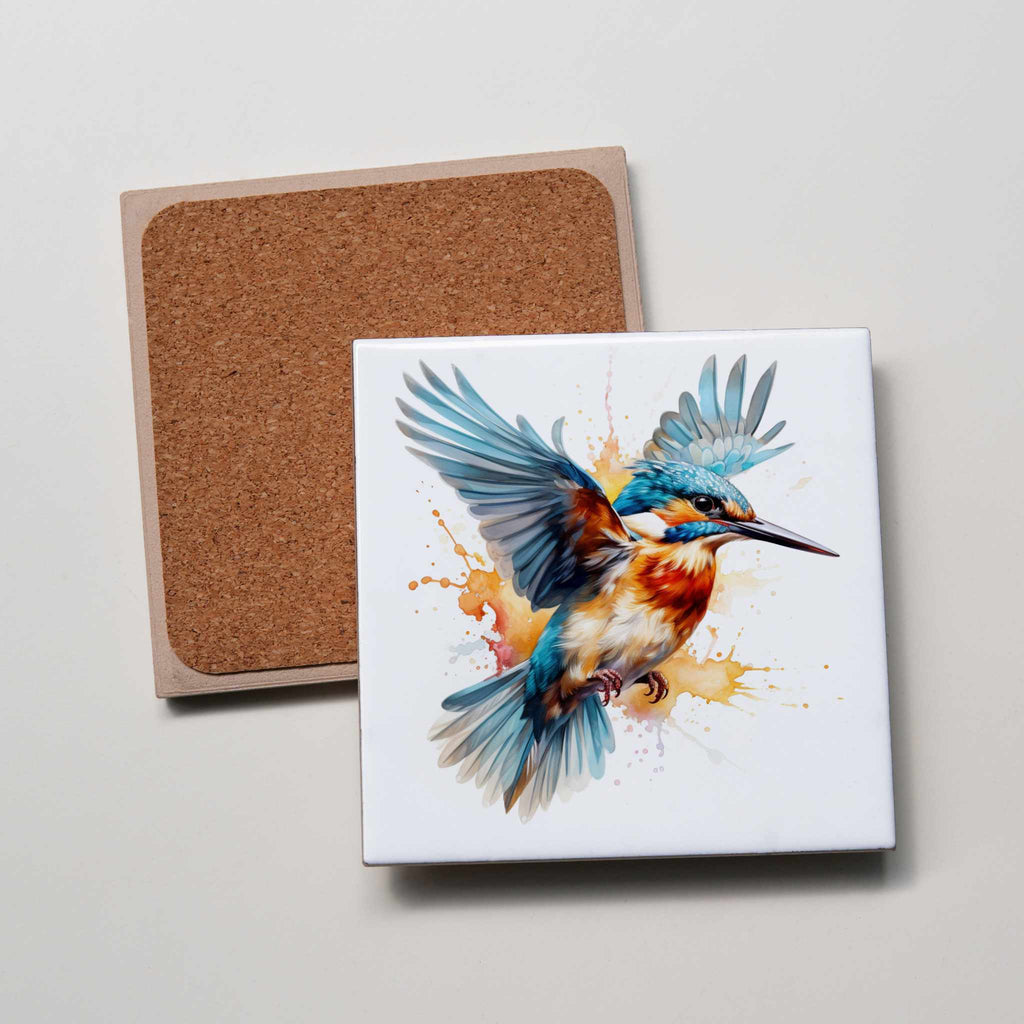 Kingfisher Flying - Coaster