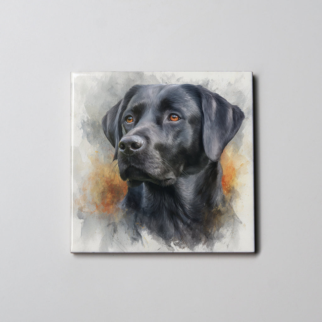 Labrador - Black - Portrait - Coaster
