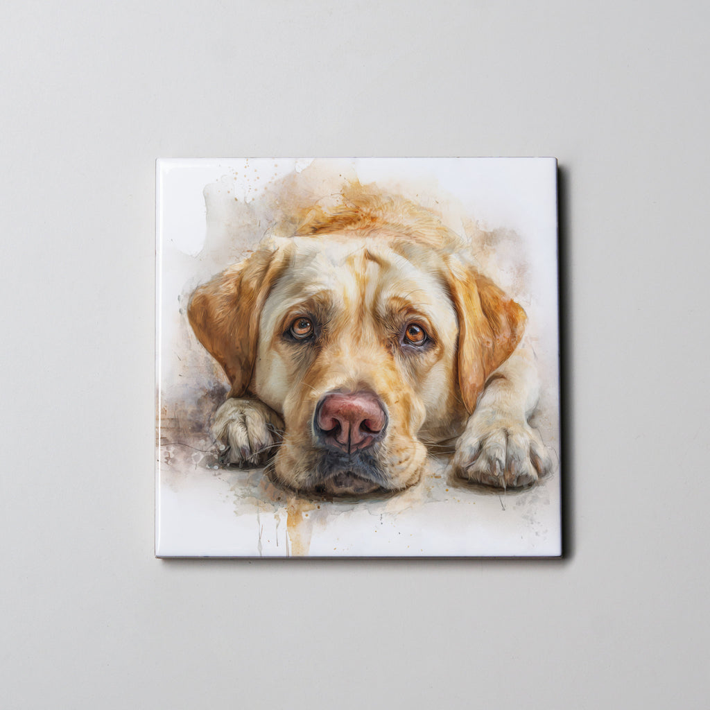 Labrador - Golden - Lying HD - Coaster