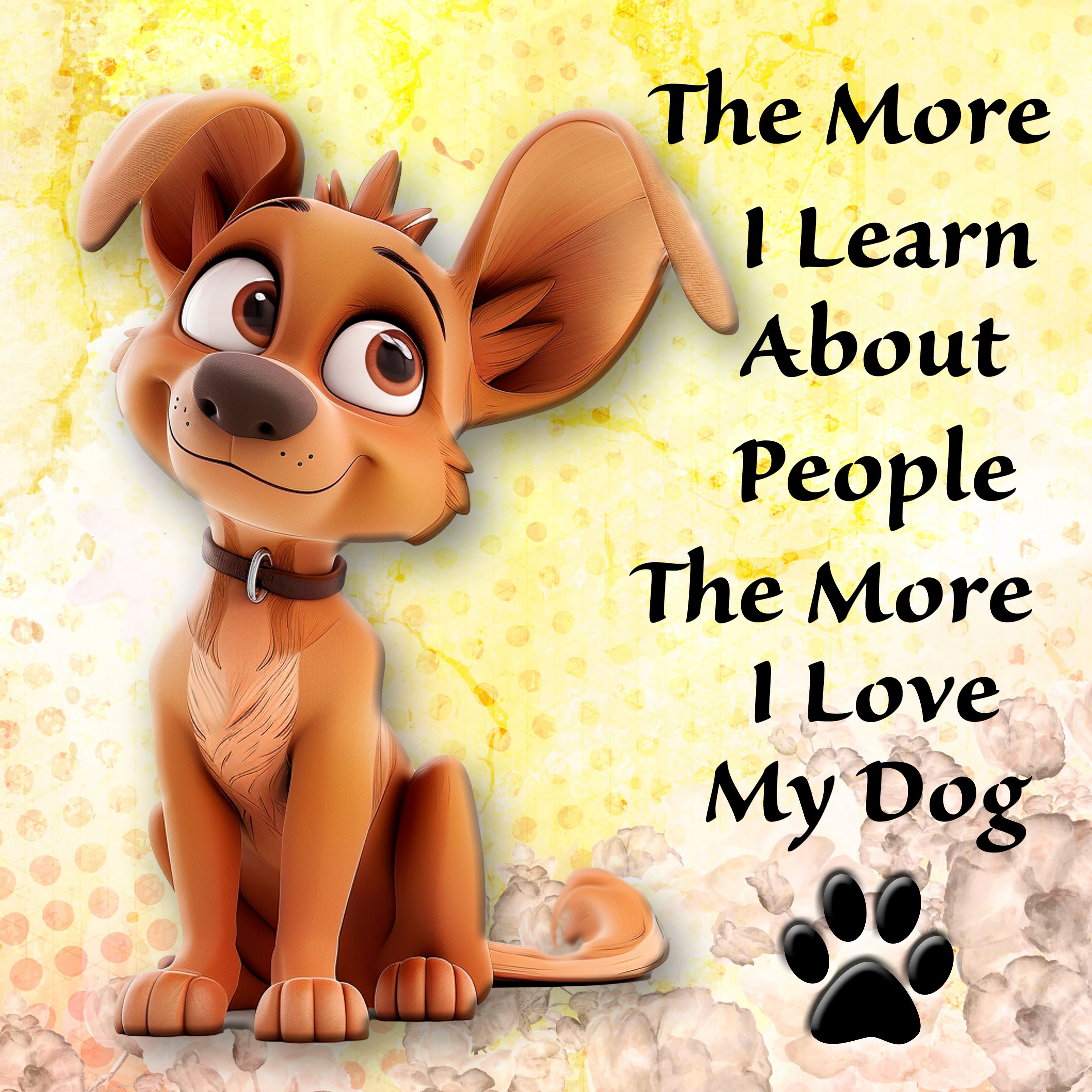Love my Dog Coaster