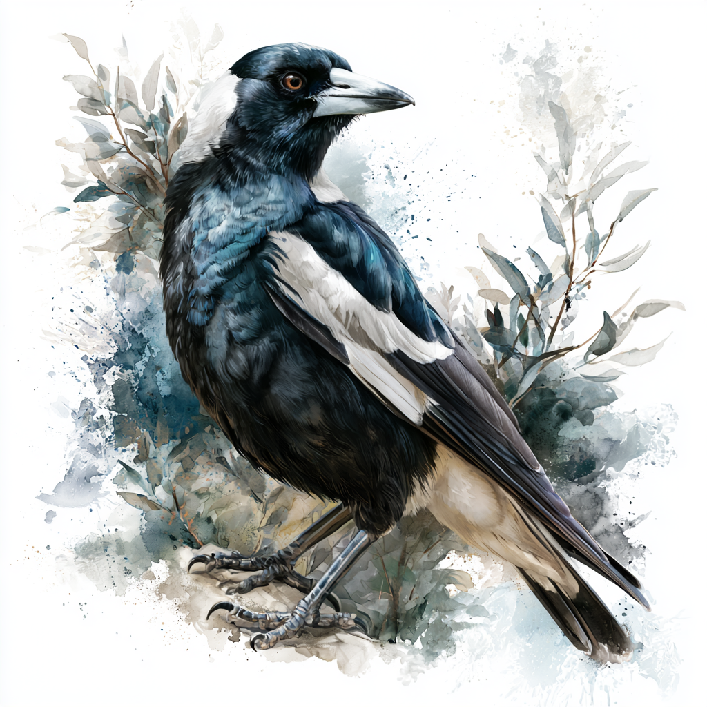 Magpie FB turning right - Coaster