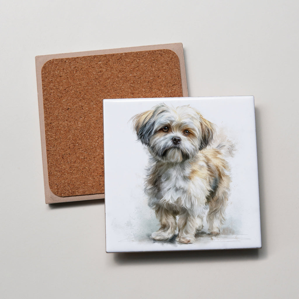 Maltese Shih Tzu - Standing - Coaster
