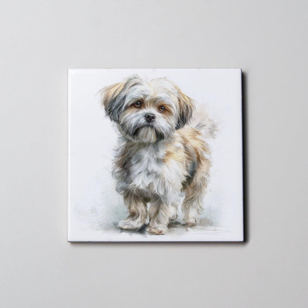 Maltese Shih Tzu - Standing - Coaster