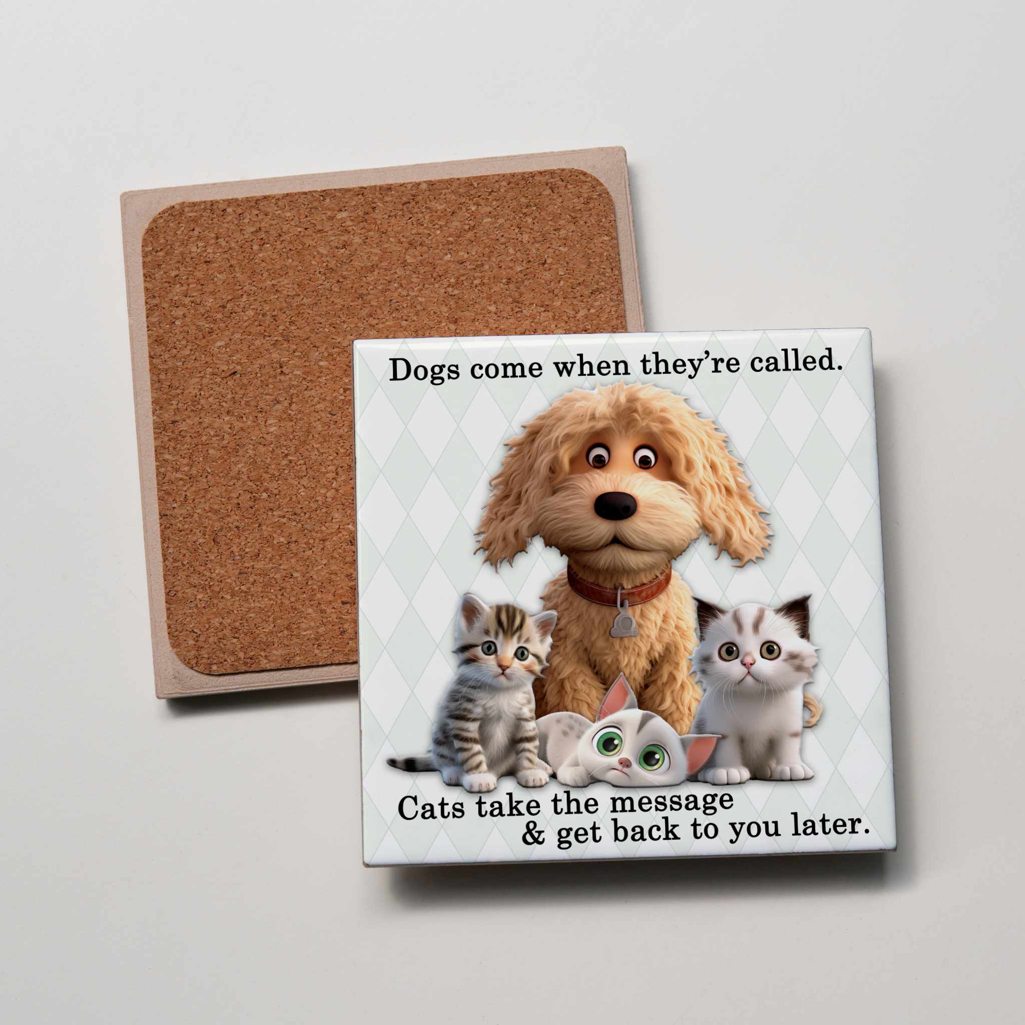 Messages Coaster