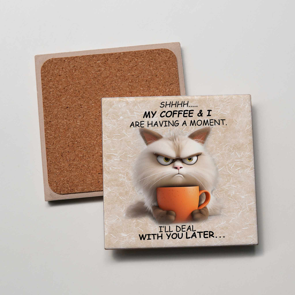 Moment Cat Coaster