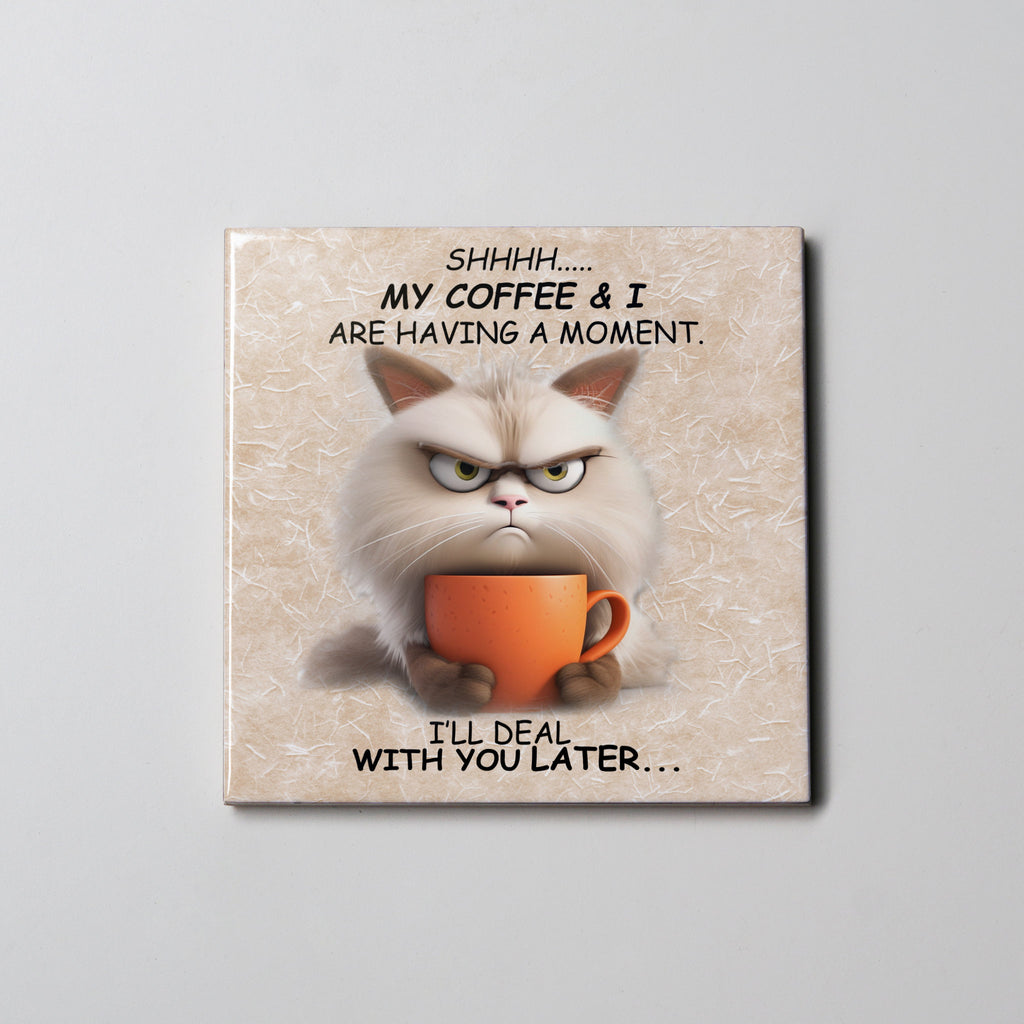 Moment Cat Coaster