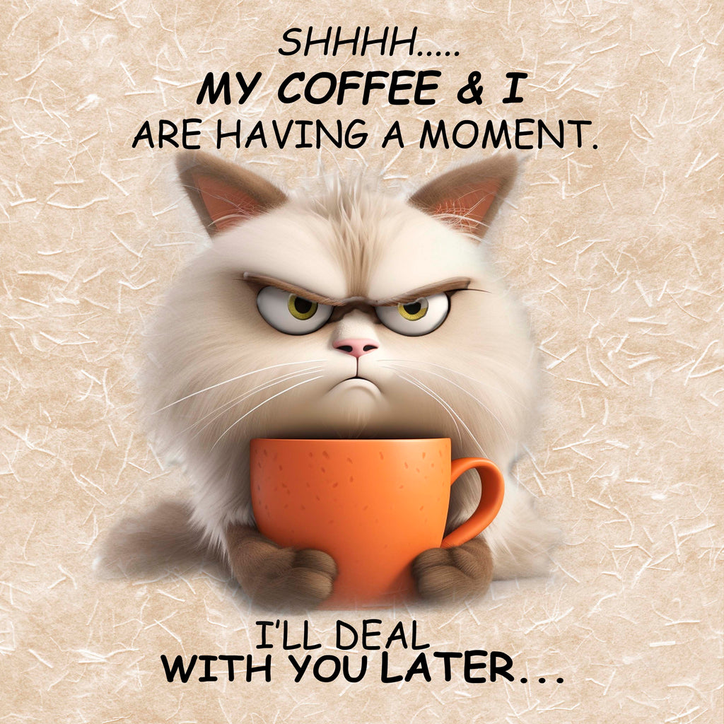 Moment Cat Coaster