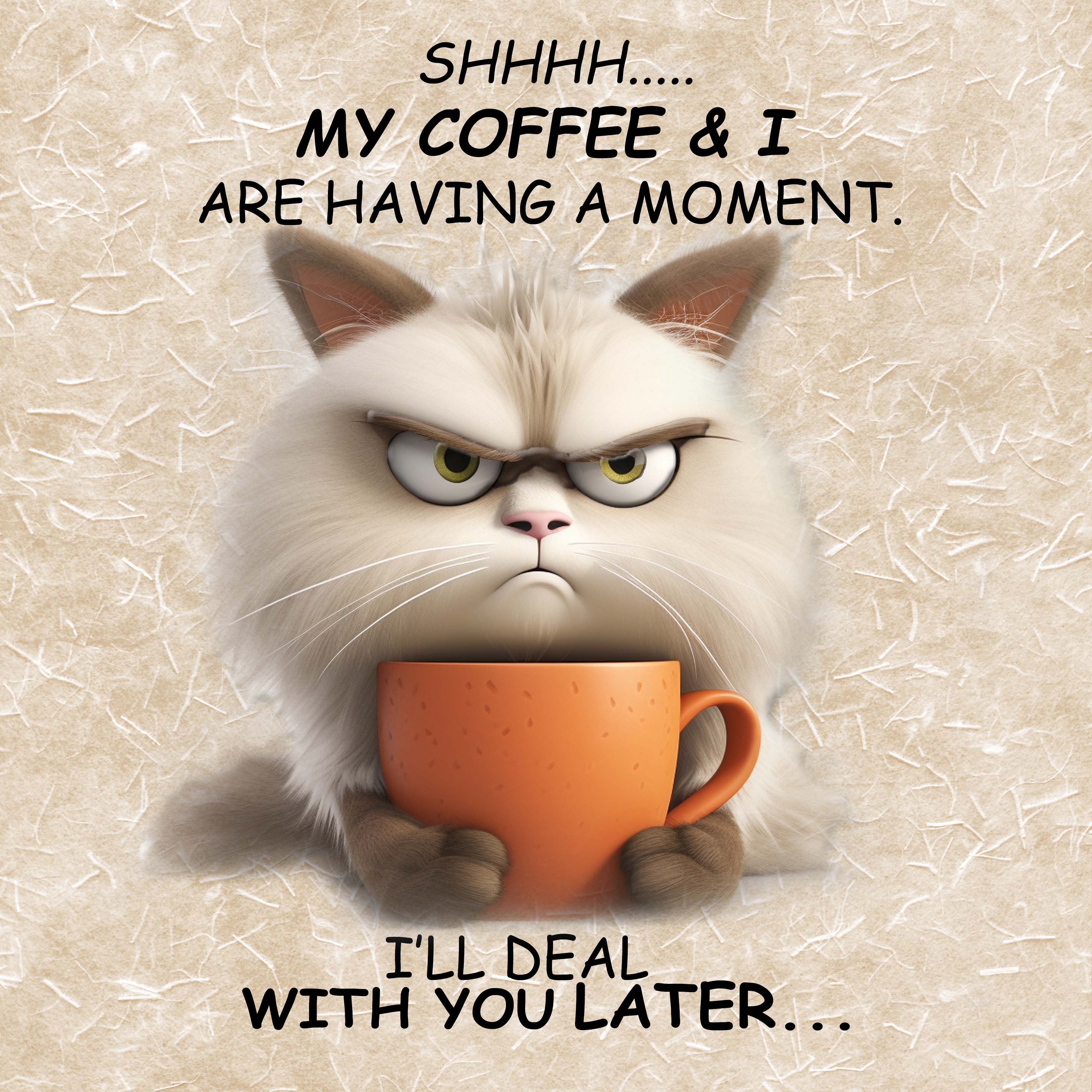 Moment Cat Coaster