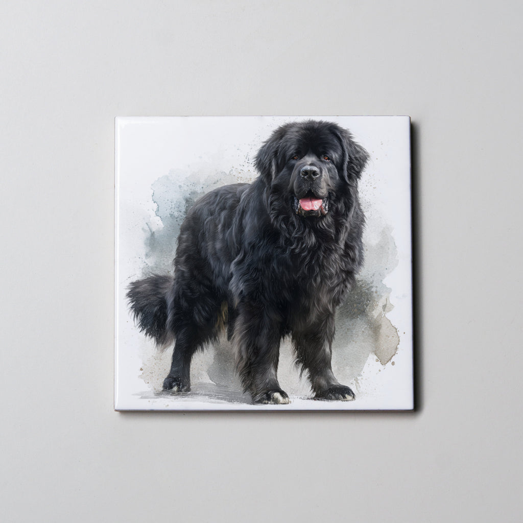 Newfoundland Black - standing - Coaster
