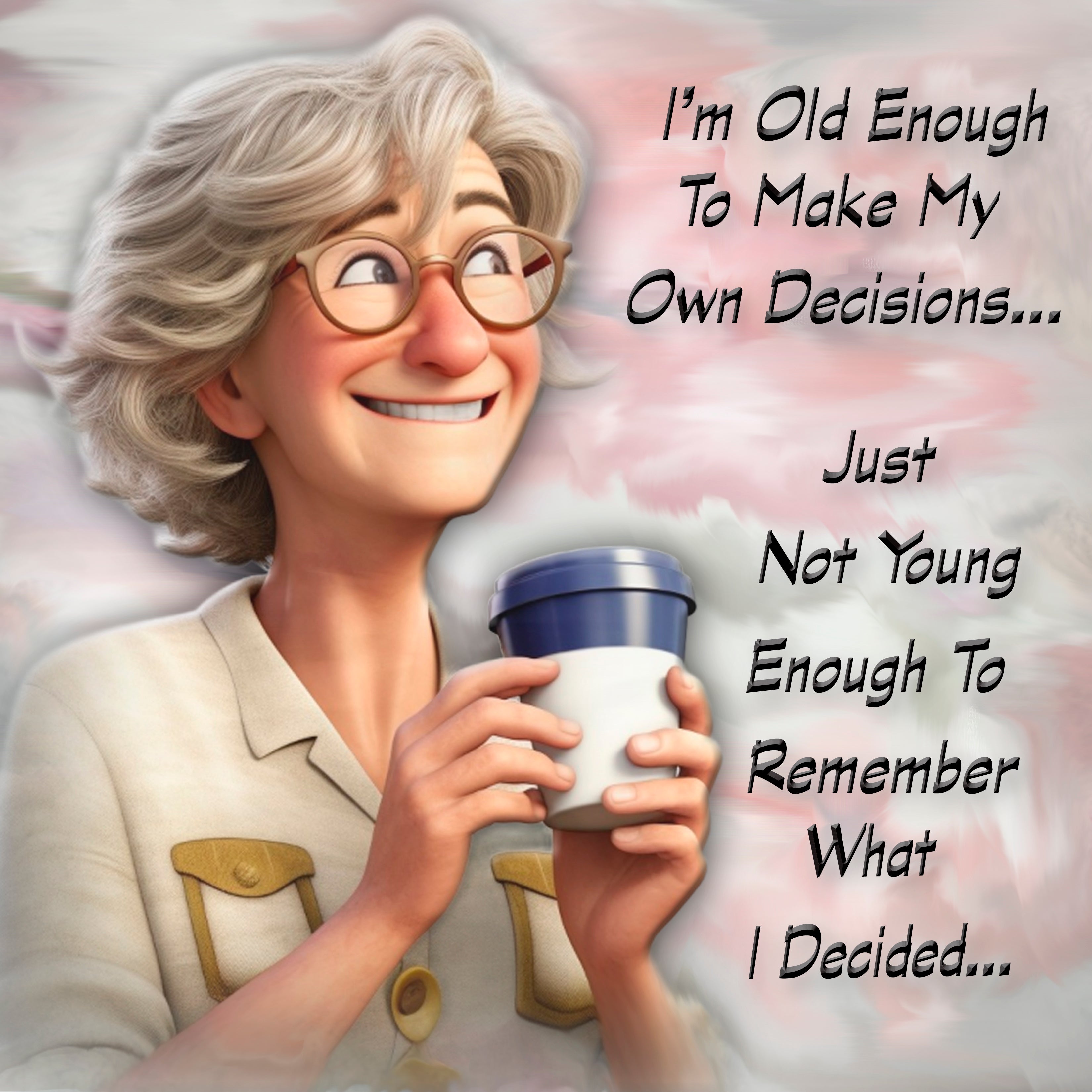 Old Enough Lady Coaster