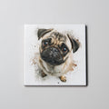 PUG - Tan - Sitting - Coaster