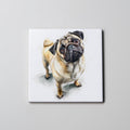 PUG - Tan - Standing - Coaster