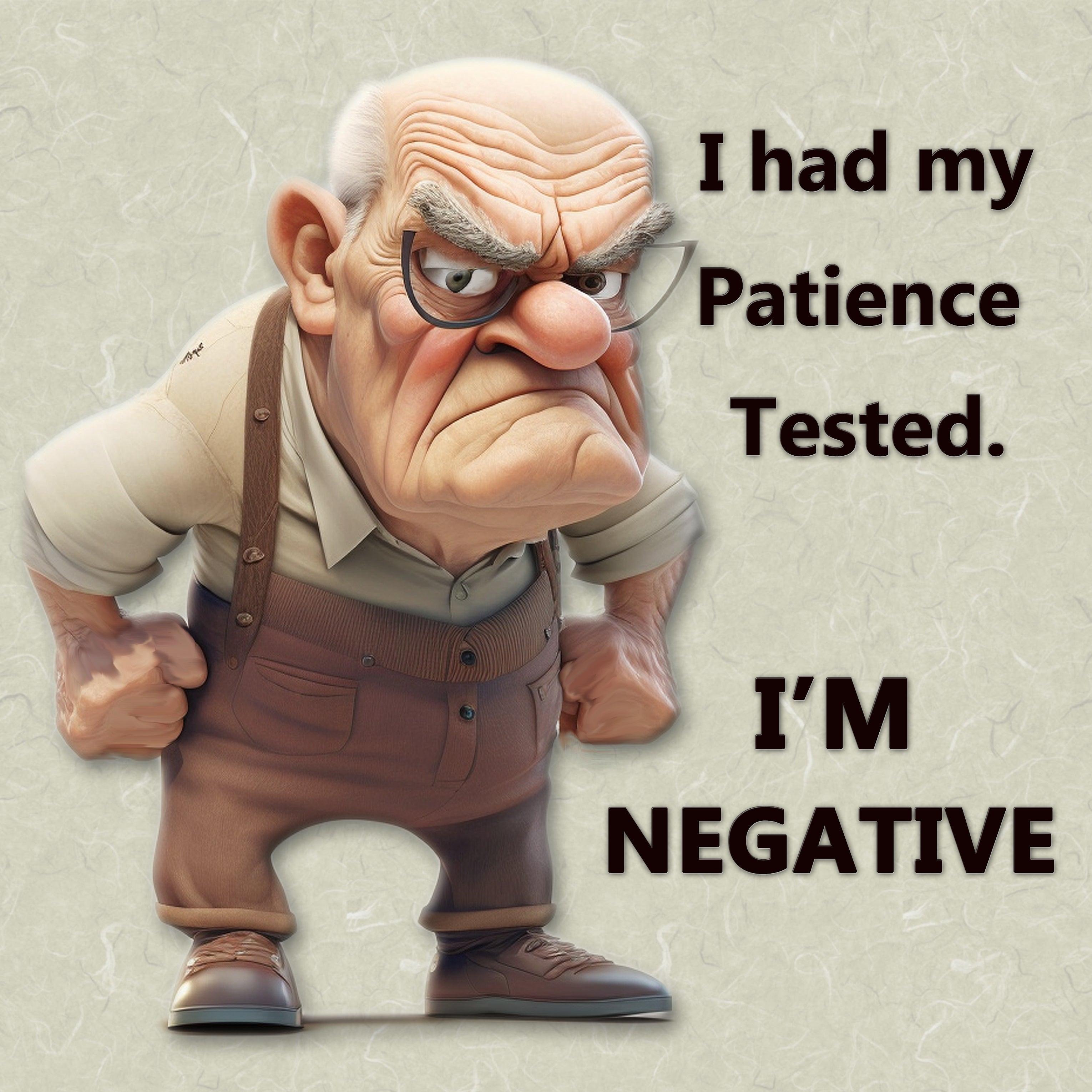 Patience Tested Coaster