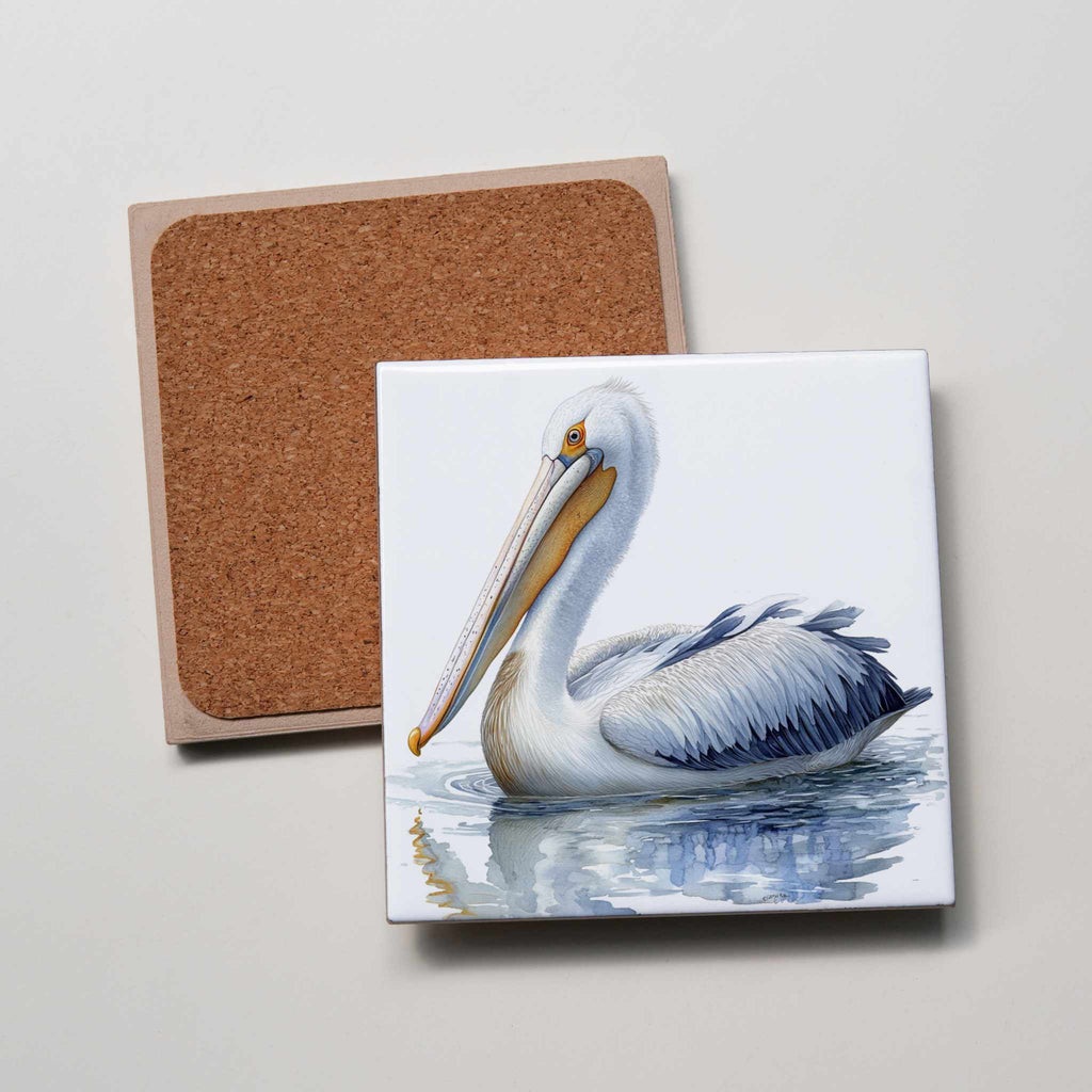 Pelican water Left - Coaster