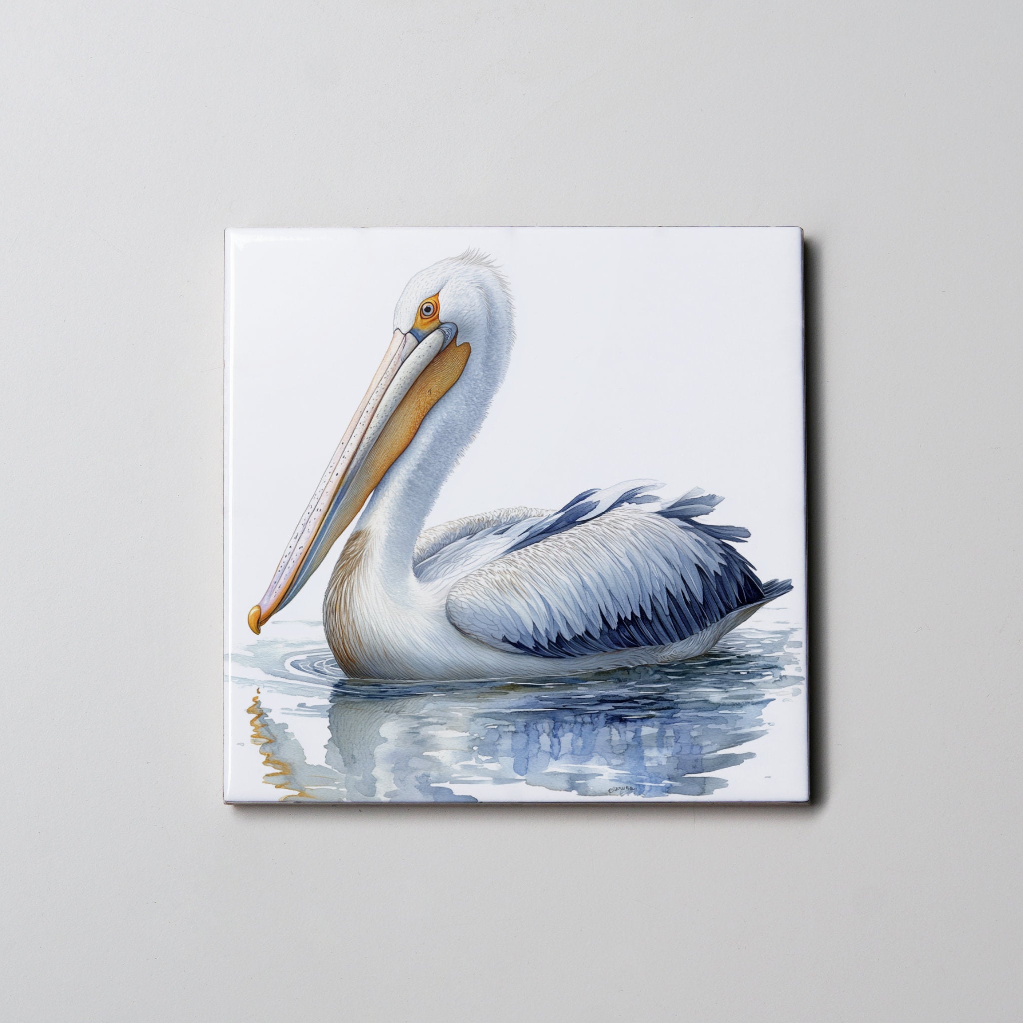 Pelican water Left - Coaster