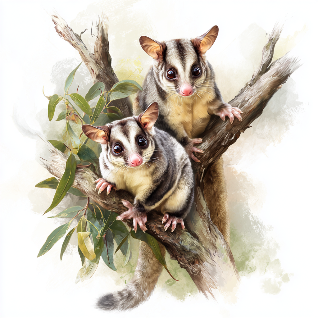 Possum - Sugar Glider - Coaster