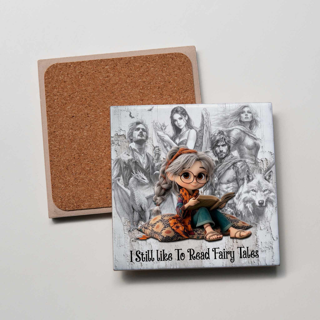 Read Fairy Tales Coaster