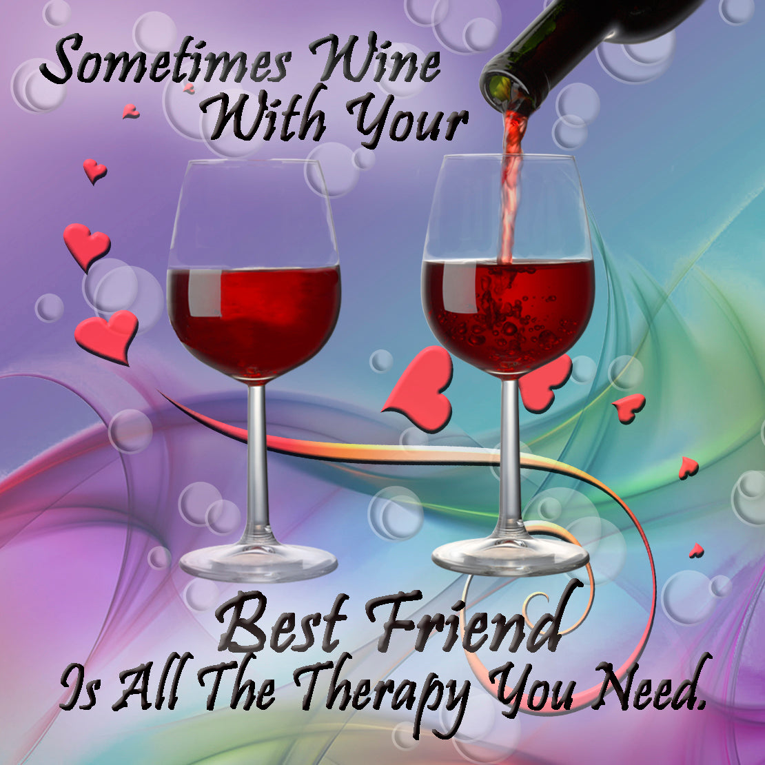 Red Wine Coaster