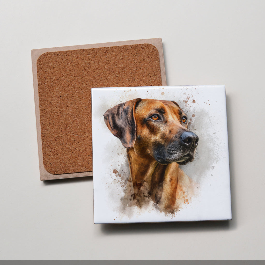 Rhodesian Ridgeback - Portrait - Coaster