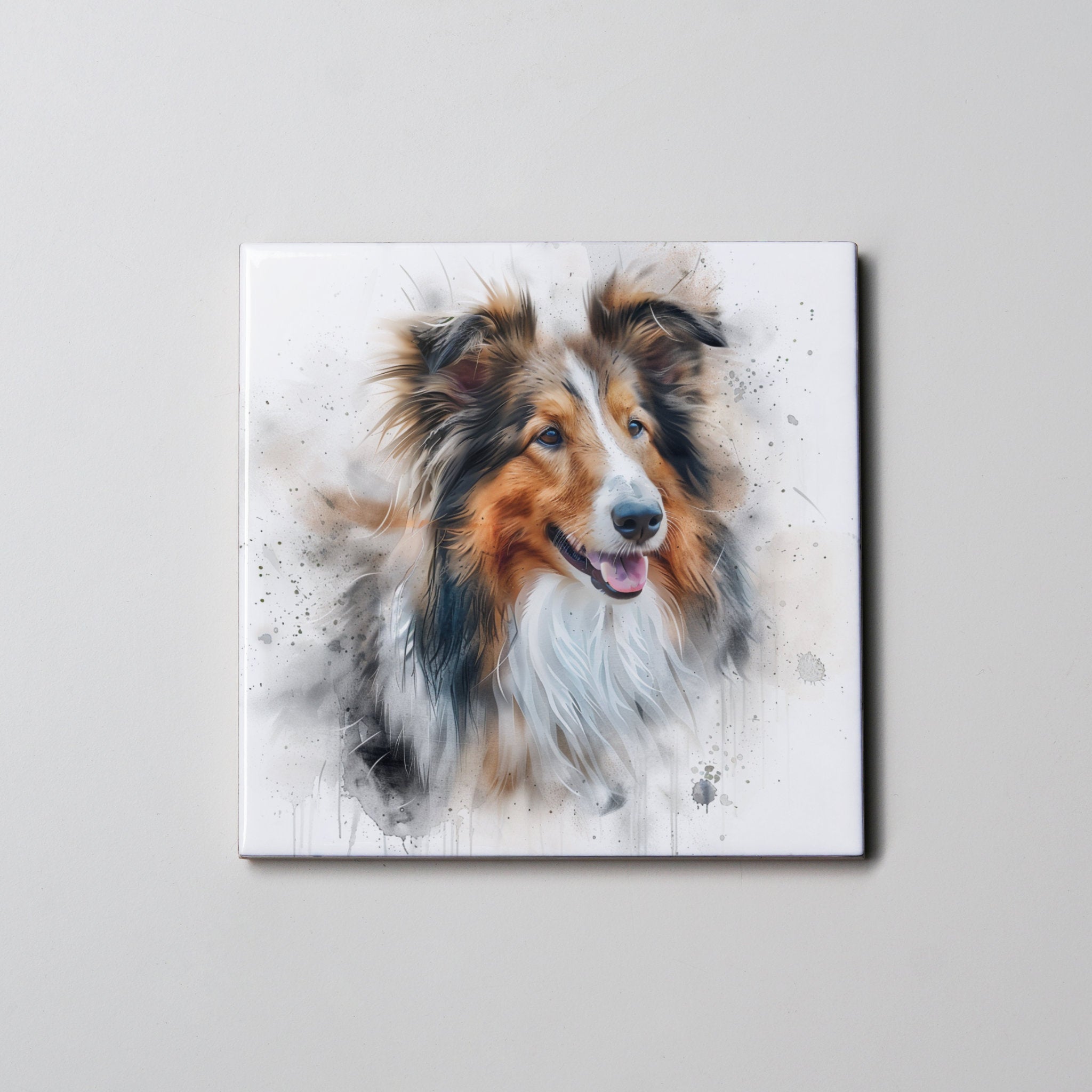 Rough Collie - Portrait - Coaster