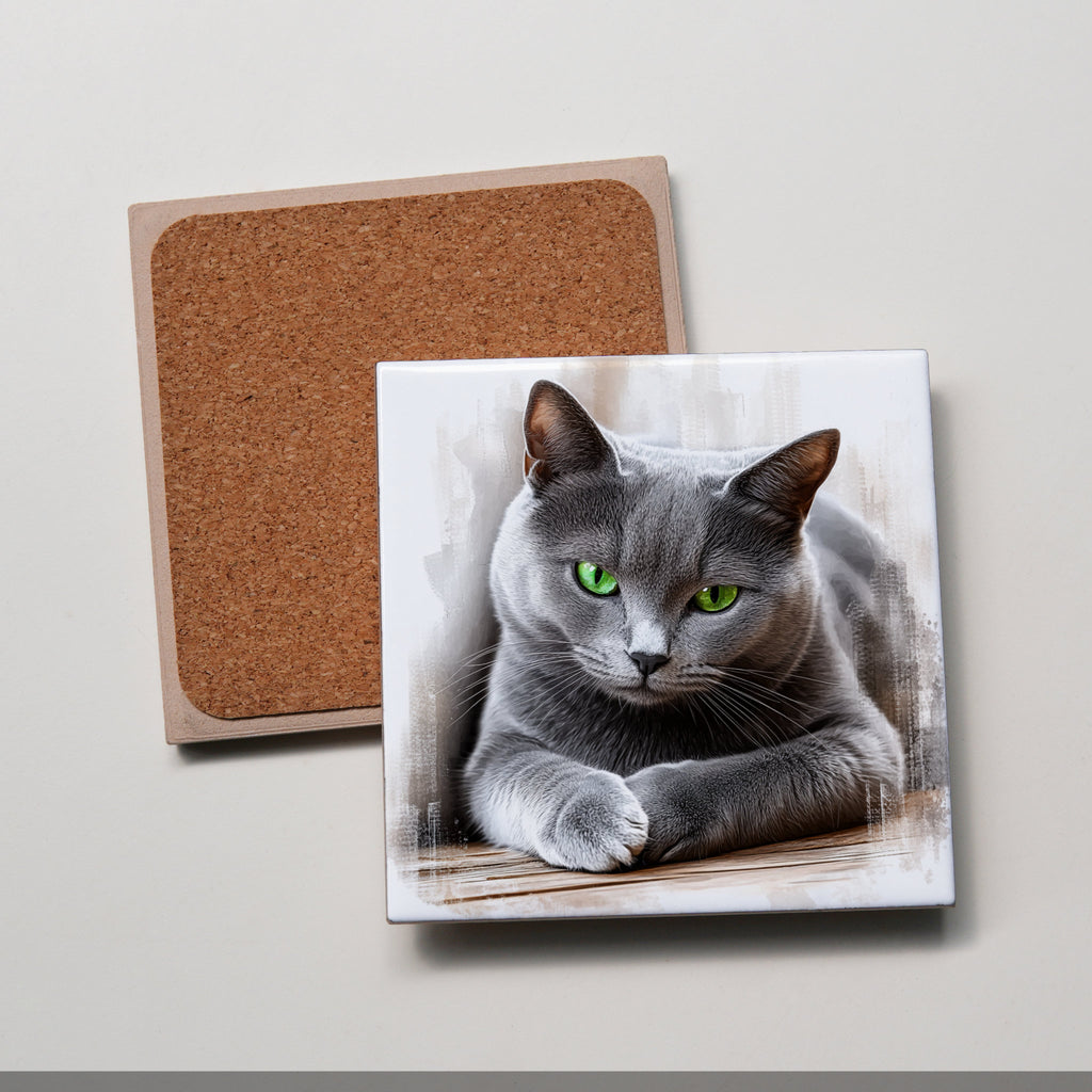 Russian Blue - Lying LF - Coaster