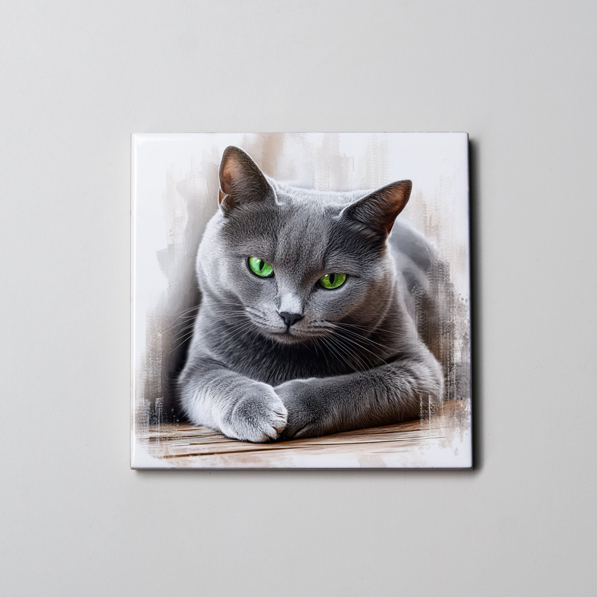 Russian Blue - Lying LF - Coaster