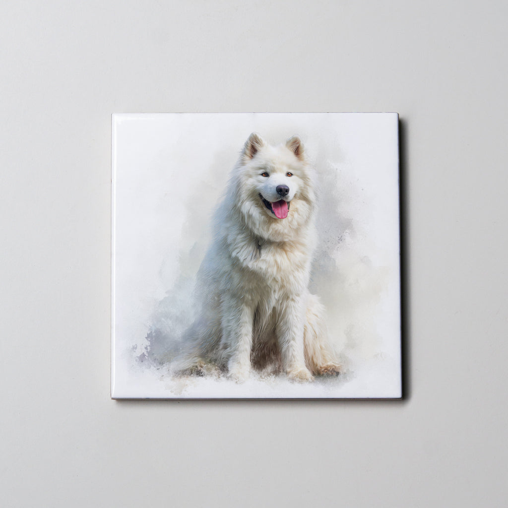 Samoyed - Full body - Coaster