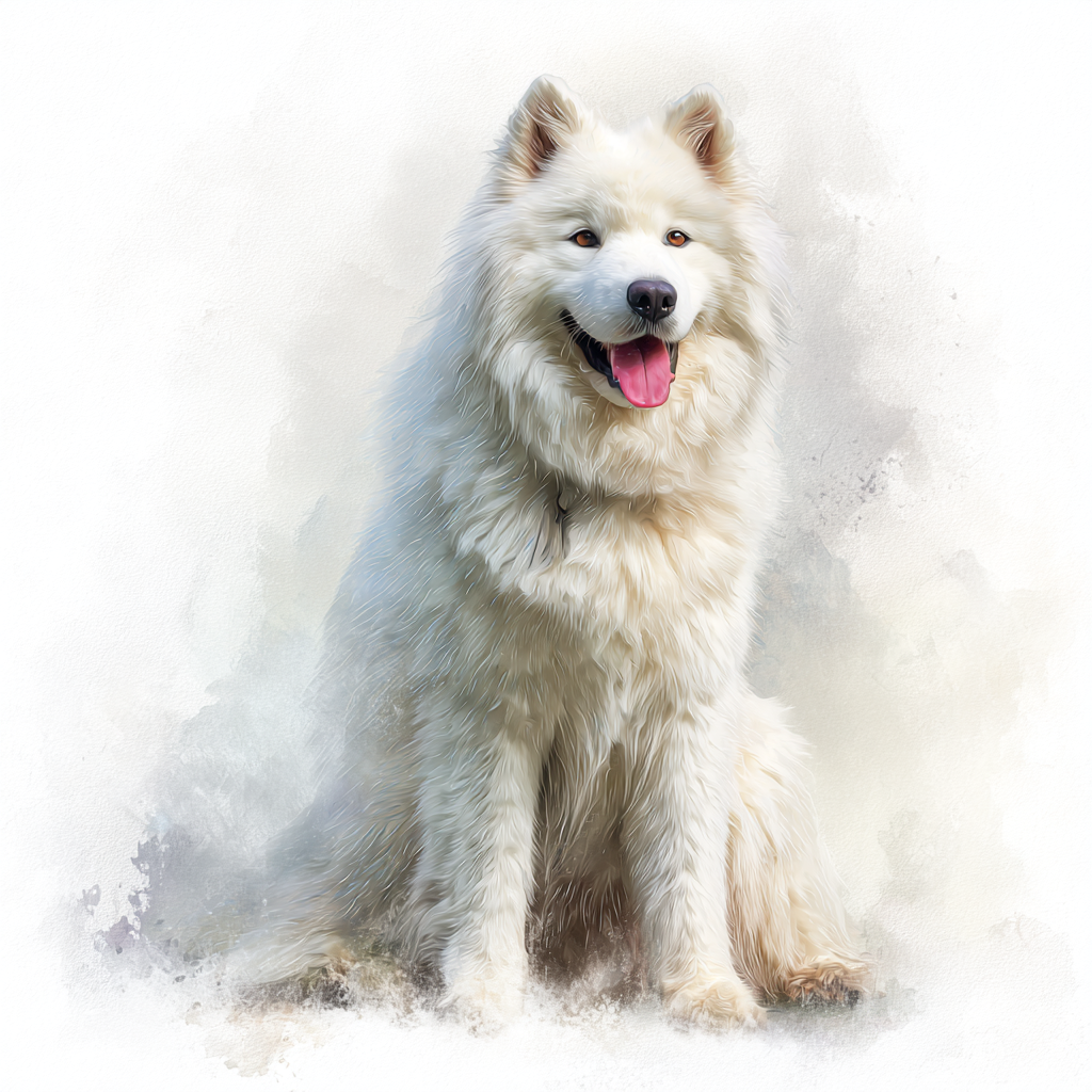 Samoyed - Full body - Coaster