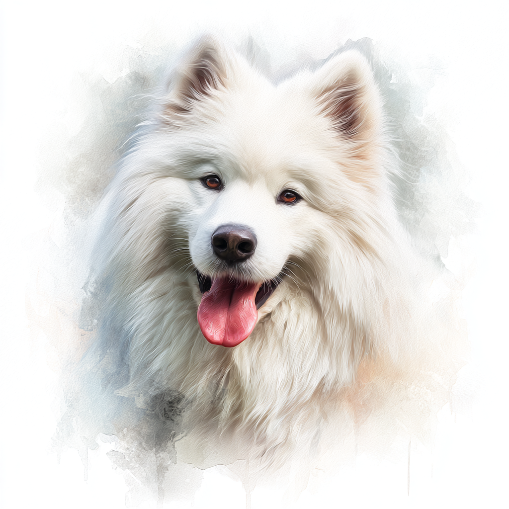 Samoyed - Portrait - Coaster