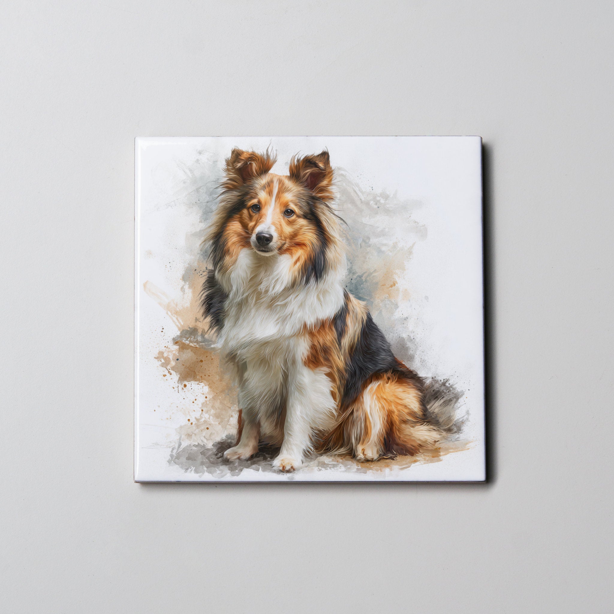 Sheltie - Sitting LL - Coaster