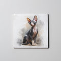 Sphinx hairless Cat Sitting Cat - Coaster