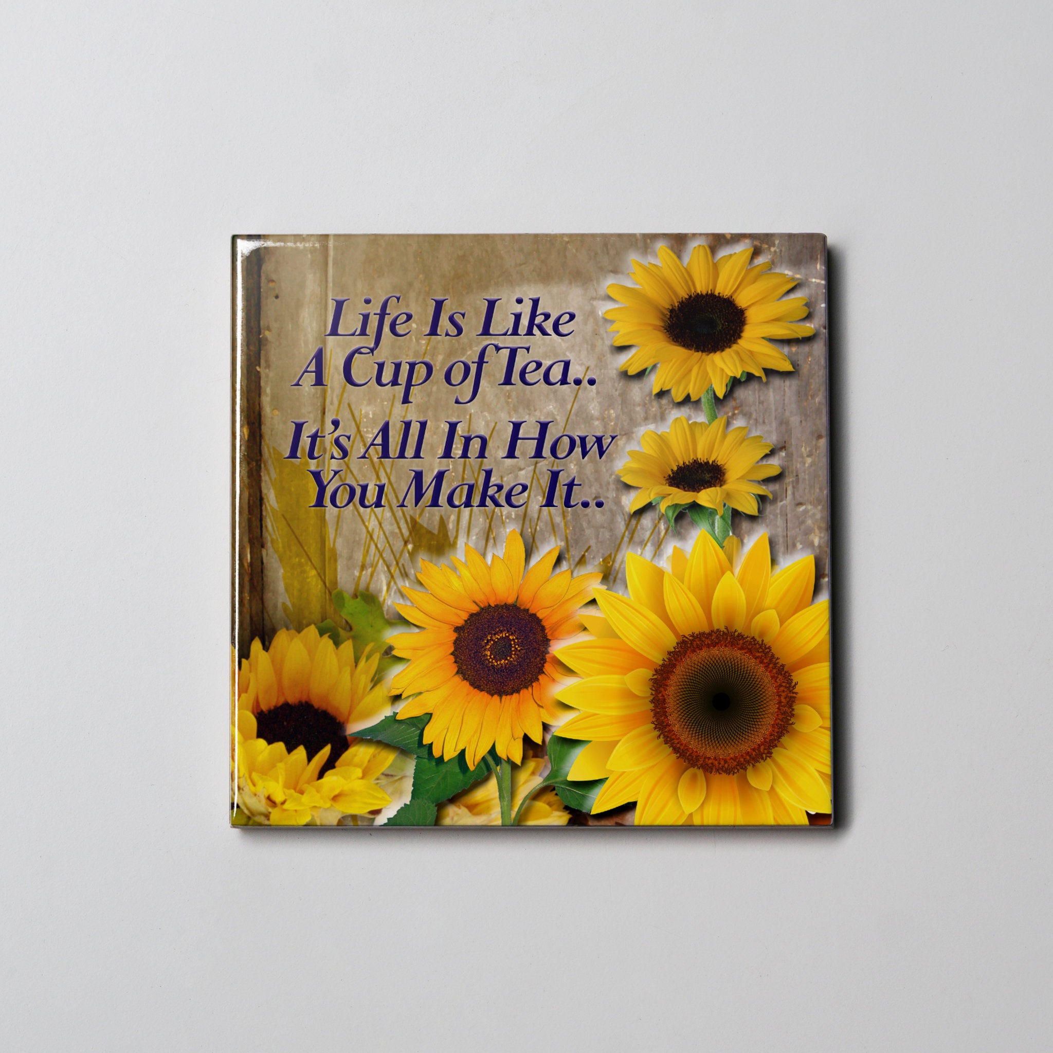 Sunflower Tea Coaster