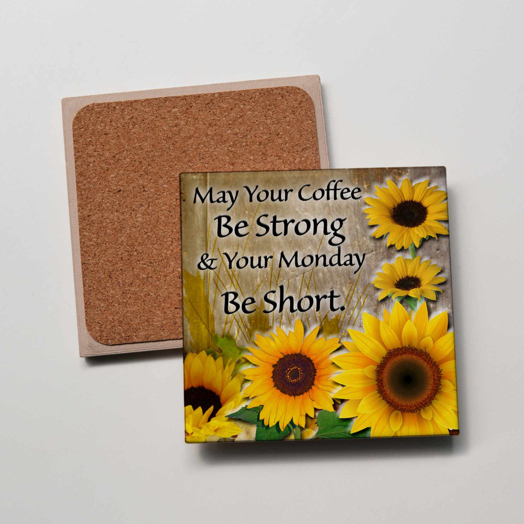 Sunflower coffee Coaster